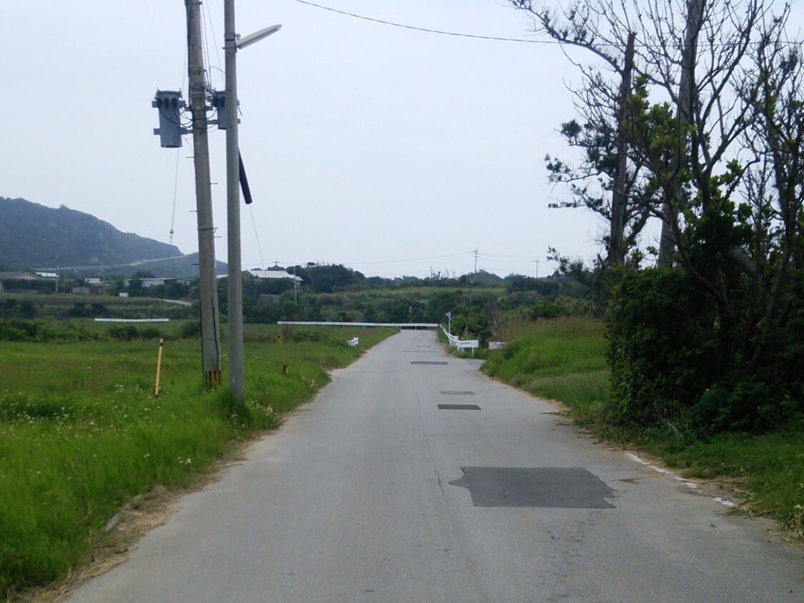 与論島の道